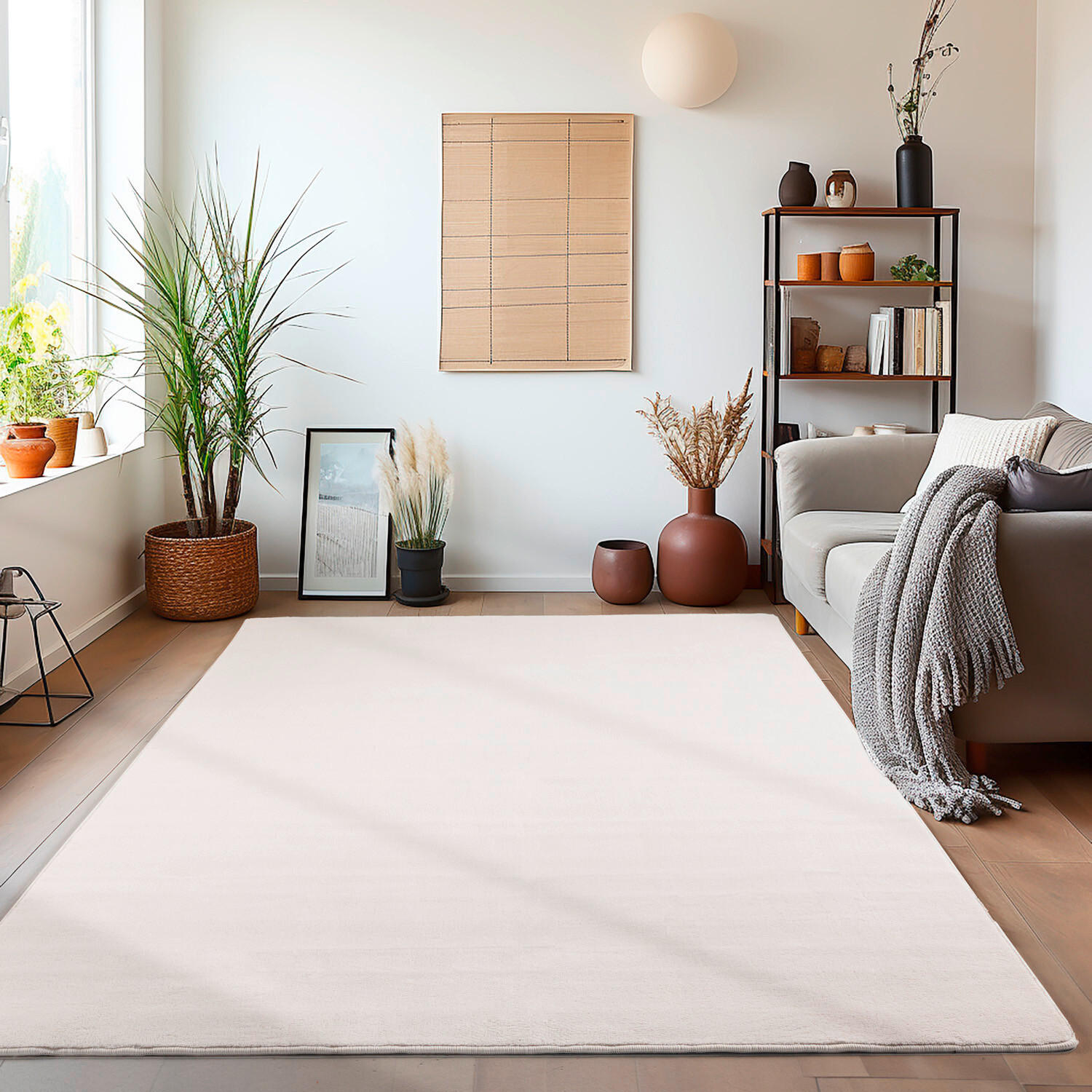 FLACHWEBETEPPICH 80/150 cm Sky Creme  - Creme, Design, Textil (80/150cm) - Novel