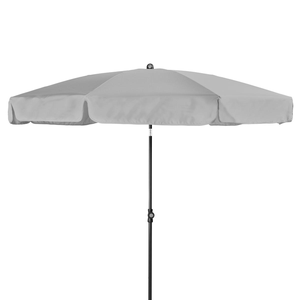 SONNENSCHIRM 200 cm   - Anthrazit/Hellgrau, Basics, Textil/Metall (200cm) - Doppler