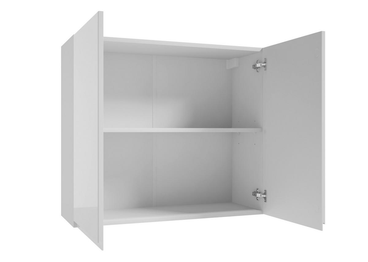 KUCHYNSKÝ BLOK BEZ SPOTREBIČO - biela/biela s vysokým leskom, Design, kompozitné drevo (204cm) - MID.YOU