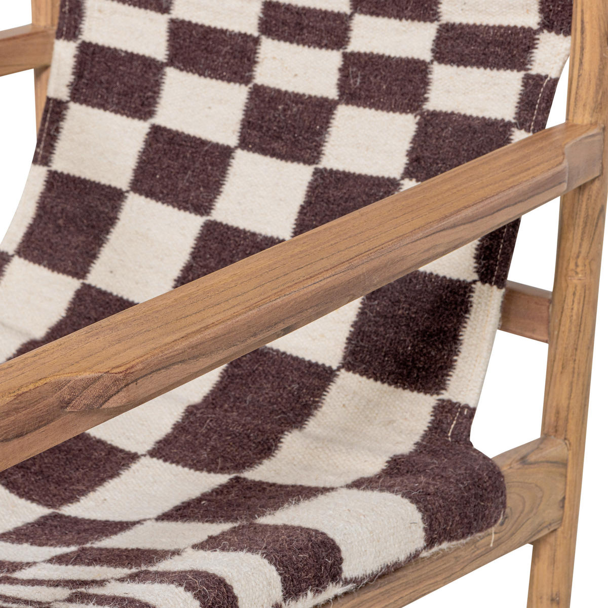 SESSEL in Webstoff Braun, Naturfarben  - Braun/Naturfarben, MODERN, Holz/Textil (73/76/67cm) - Livetastic
