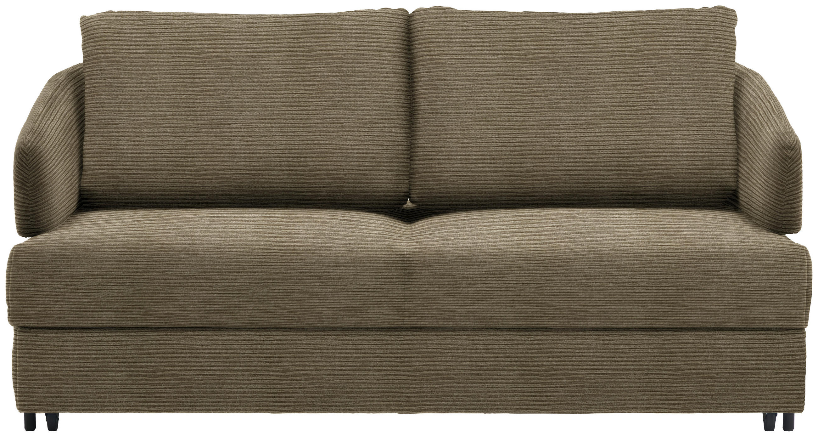 SCHLAFSOFA in Textil Braun  - Schwarz/Braun, Design, Textil/Metall (172/76-89/112-120cm) - Bali