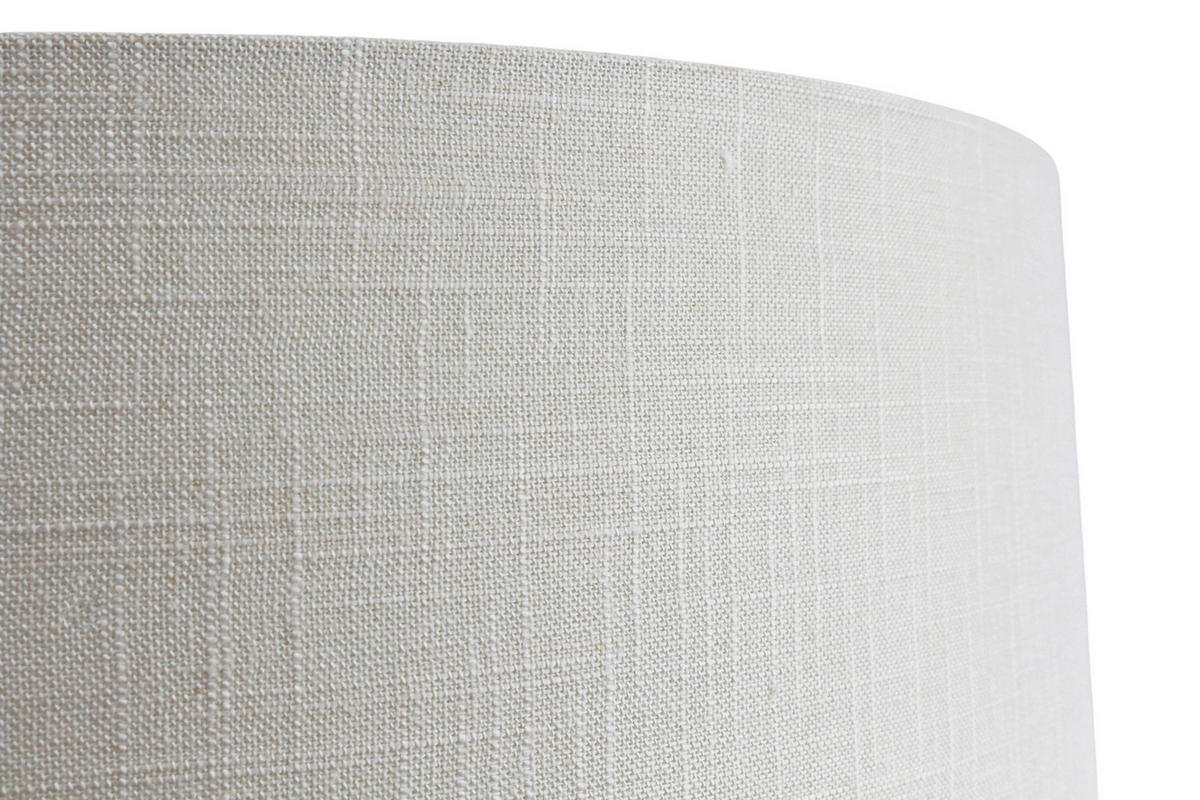 STEHLEUCHTE  34/155/34 cm   - Schwarz/Naturfarben, Design, Holz/Textil (34/155/34cm) - P & B