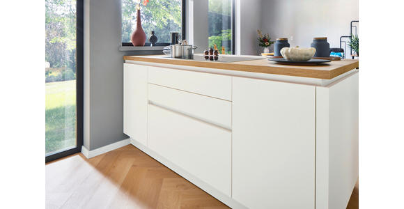EINBAUKÜCHE - Weiß, Design, Holzwerkstoff - Dieter Knoll