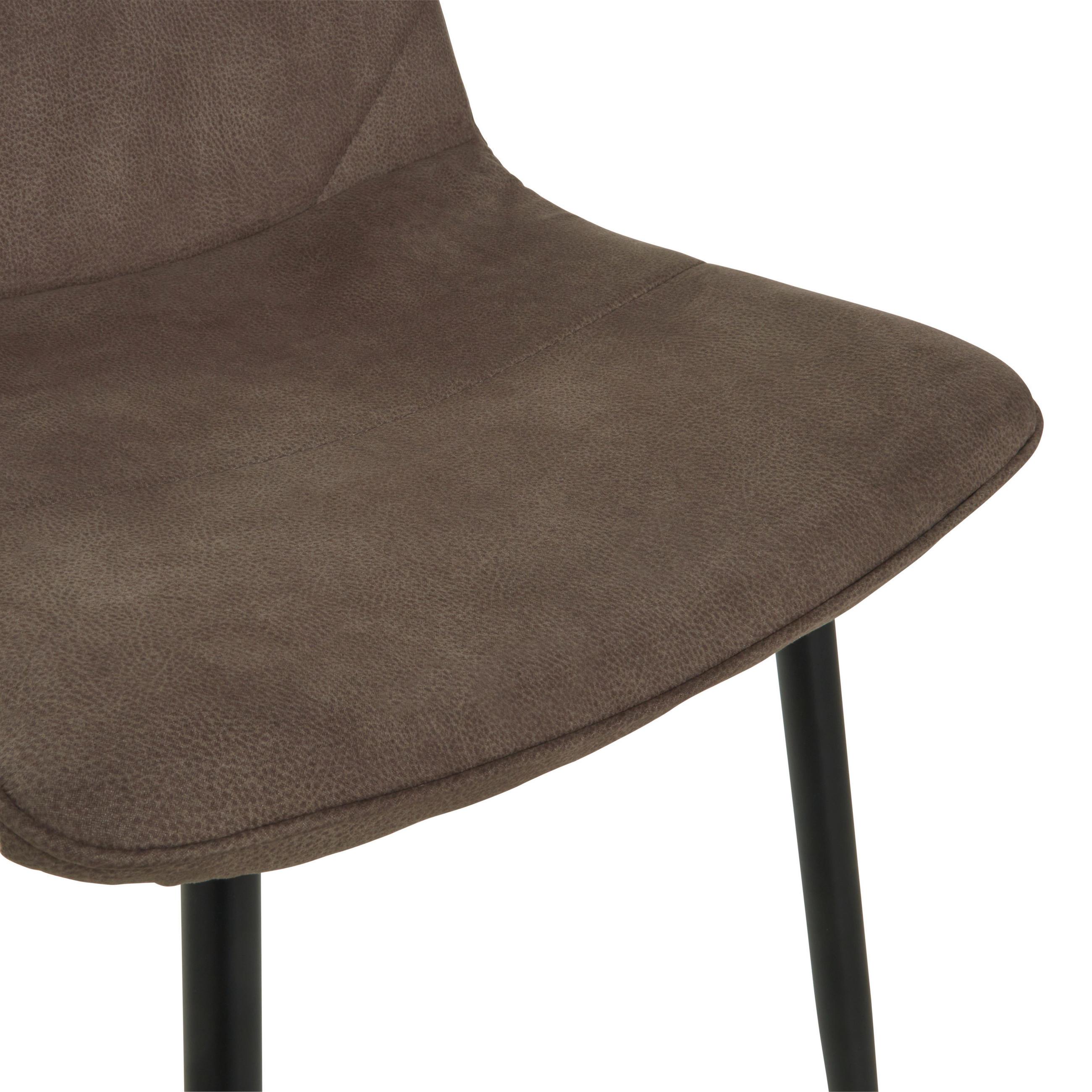 Thumbnail - Livetastic Stuhl, Taupe, Metall, Textil, konisch, 47x84x52 cm, Esszimmer, Stühle, Esszimmerstühle, Vierfußstühle