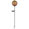 SOLARLEUCHTE - Schwarz/Kupferfarben, Basics, Kunststoff/Metall (15,5/90cm) - Globo