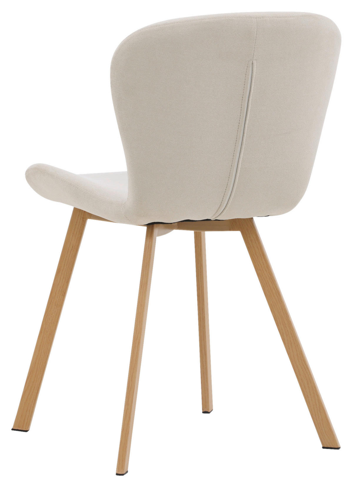 STOLSET 2 styck stål textilväv  - beige/ljusbrun, Design, metall/textil (48/80/50cm) - Livetastic