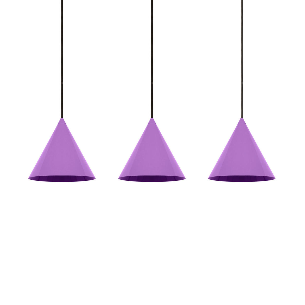 HÄNGELEUCHTE 18/18/98 cm  - Flieder, LIFESTYLE, Metall (18/18/98cm)