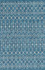 TEPPICH "OUTDOOR CROSSES"  150/245 cm  Blau, Grün, Weiß   - Blau/Weiß, KONVENTIONELL, Textil (150/245cm) - MID.YOU