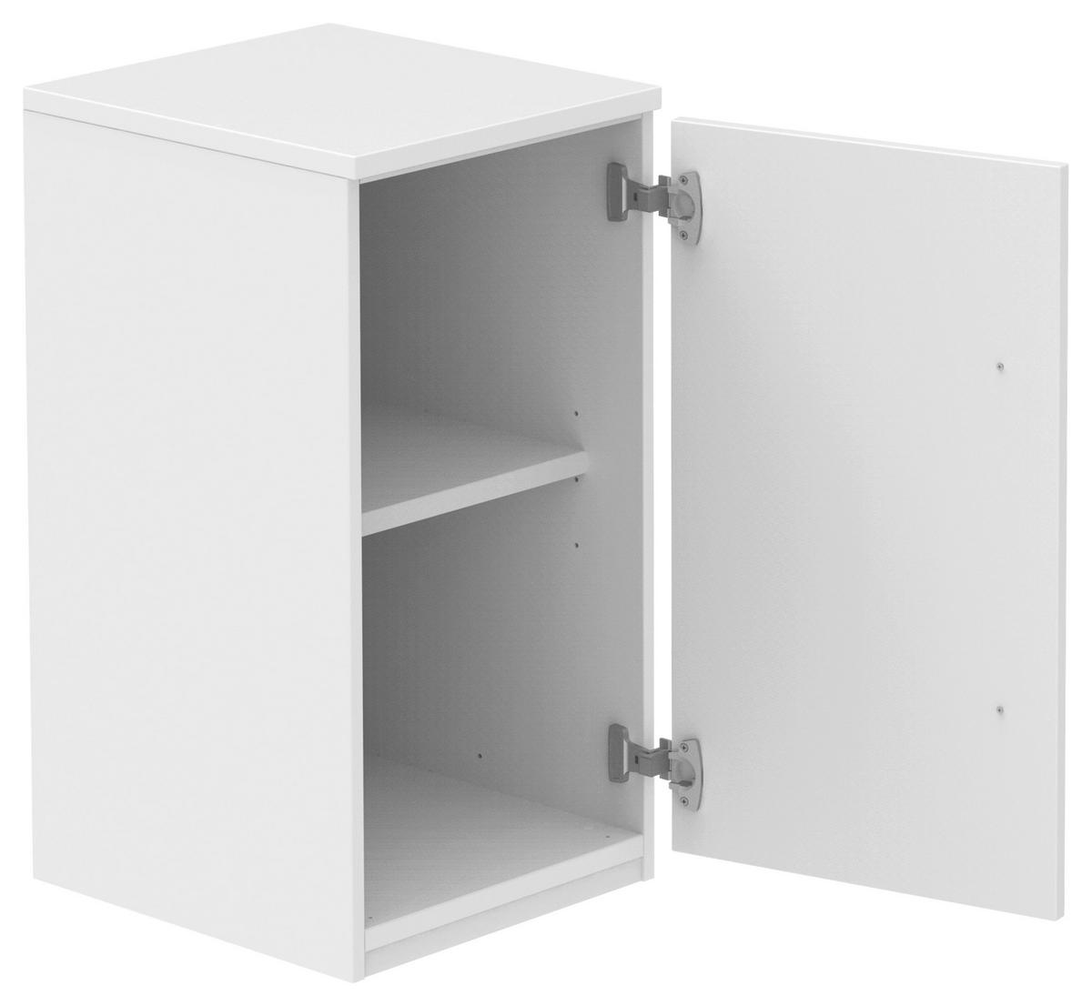 AKTENSCHRANK 40/76,5/43 cm  - Weiss, Konventionell, Holzwerkstoff (40/76,5/43cm) - Moderano