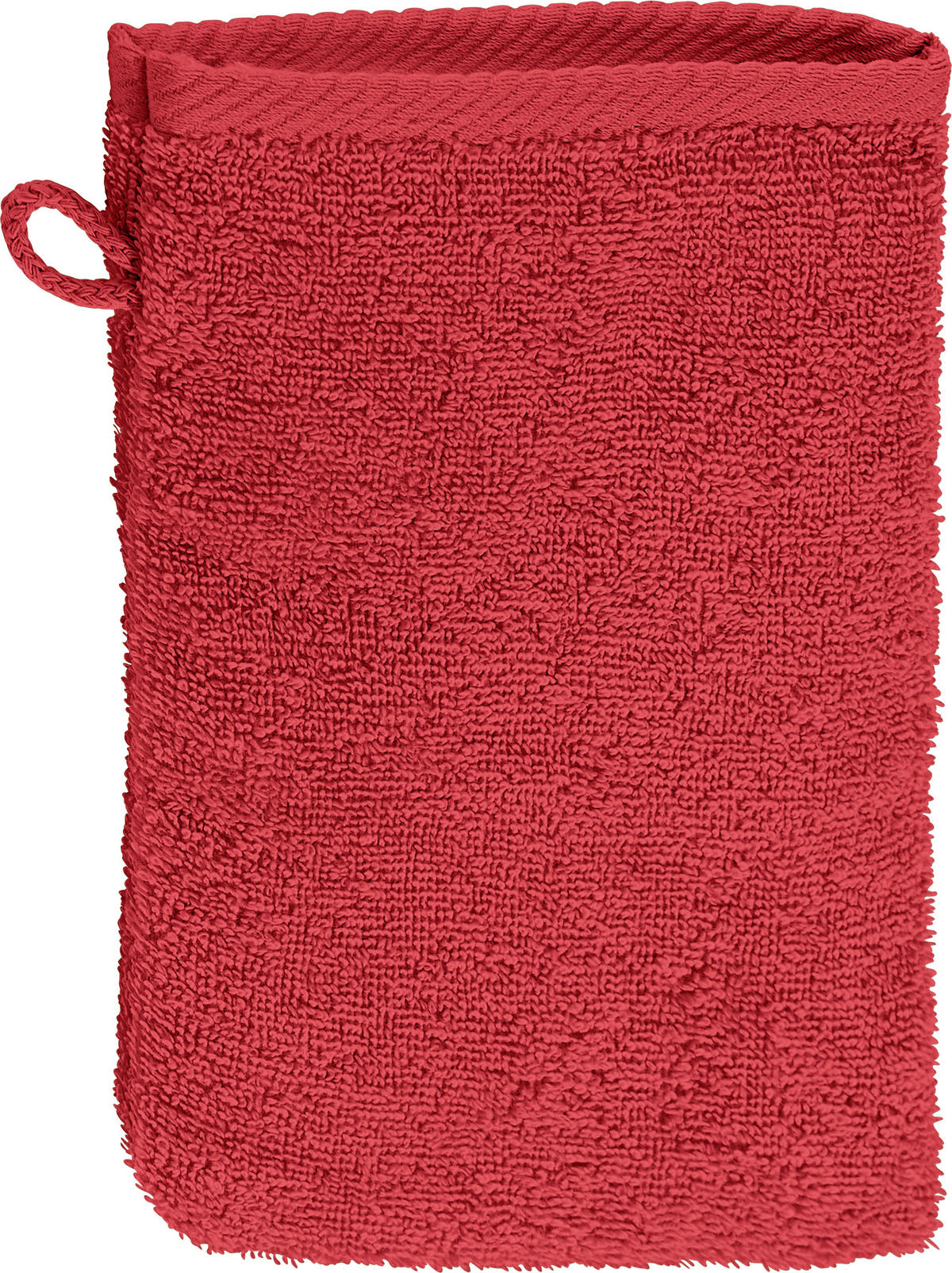 WASCHLAPPEN QUATTRO Rot  - Rot, Konventionell, Textil (16/22cm) - Esposa