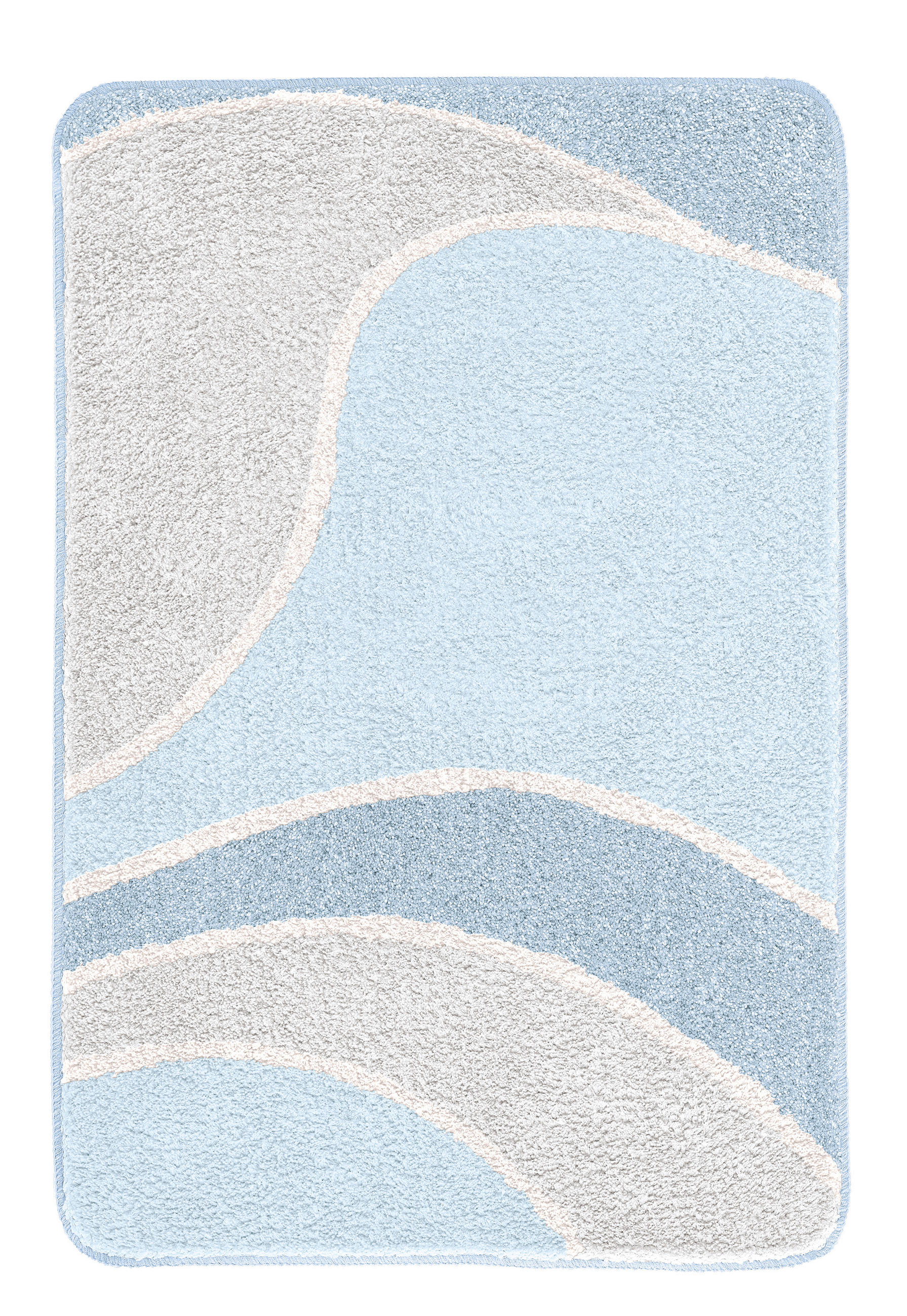 BADTEPPICH Casa Hellblau 60/100/100 cm  - Hellblau, Basics, Kunststoff/Textil (60/100/100cm) - Kleine Wolke