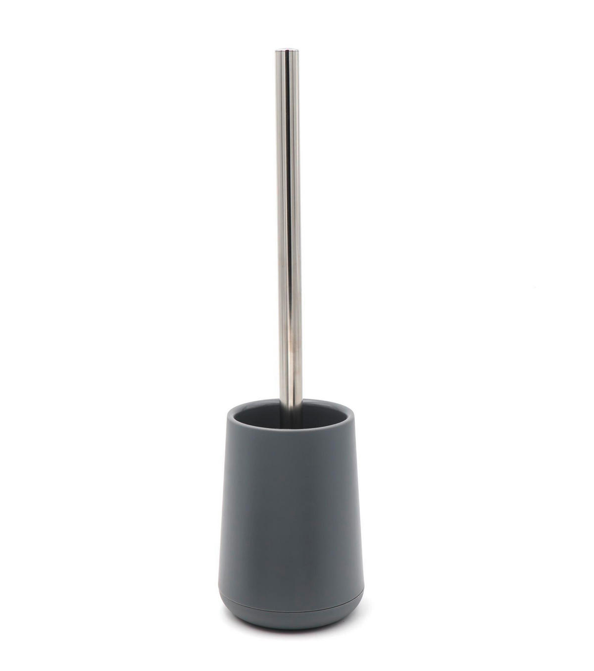 WC ŠTĚTKA - šedá, Basics, kov/plast (10/36,5/10cm) - Sadena