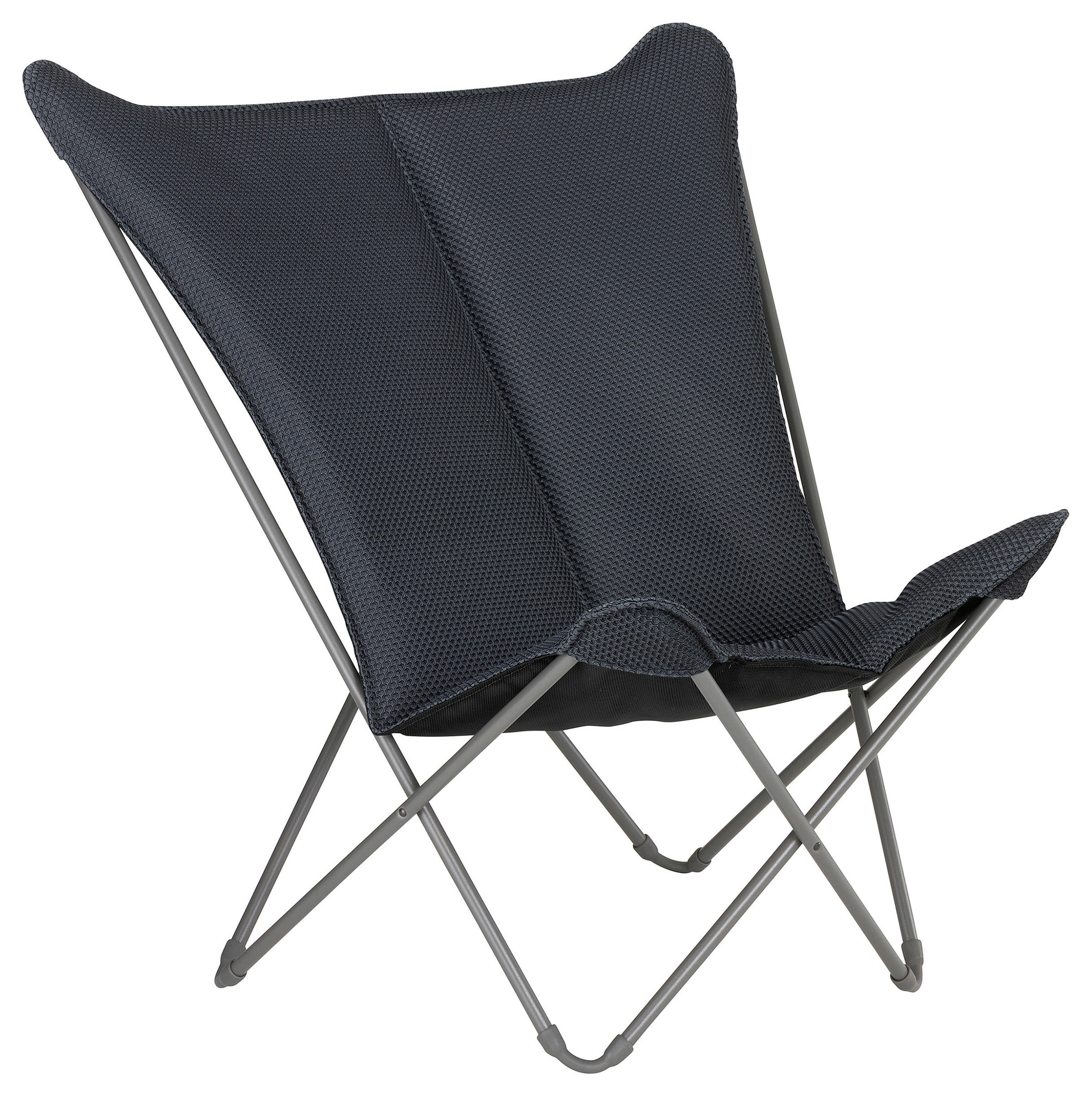 Lafuma Mobilier Garten-Relaxsessel Dunkelgrau, Titan 91x87x83 cm