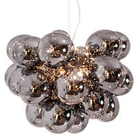 HÄNGELEUCHTE Gross 62/150 cm   - Grau, Design, Glas (62/150cm) - By Rydéns