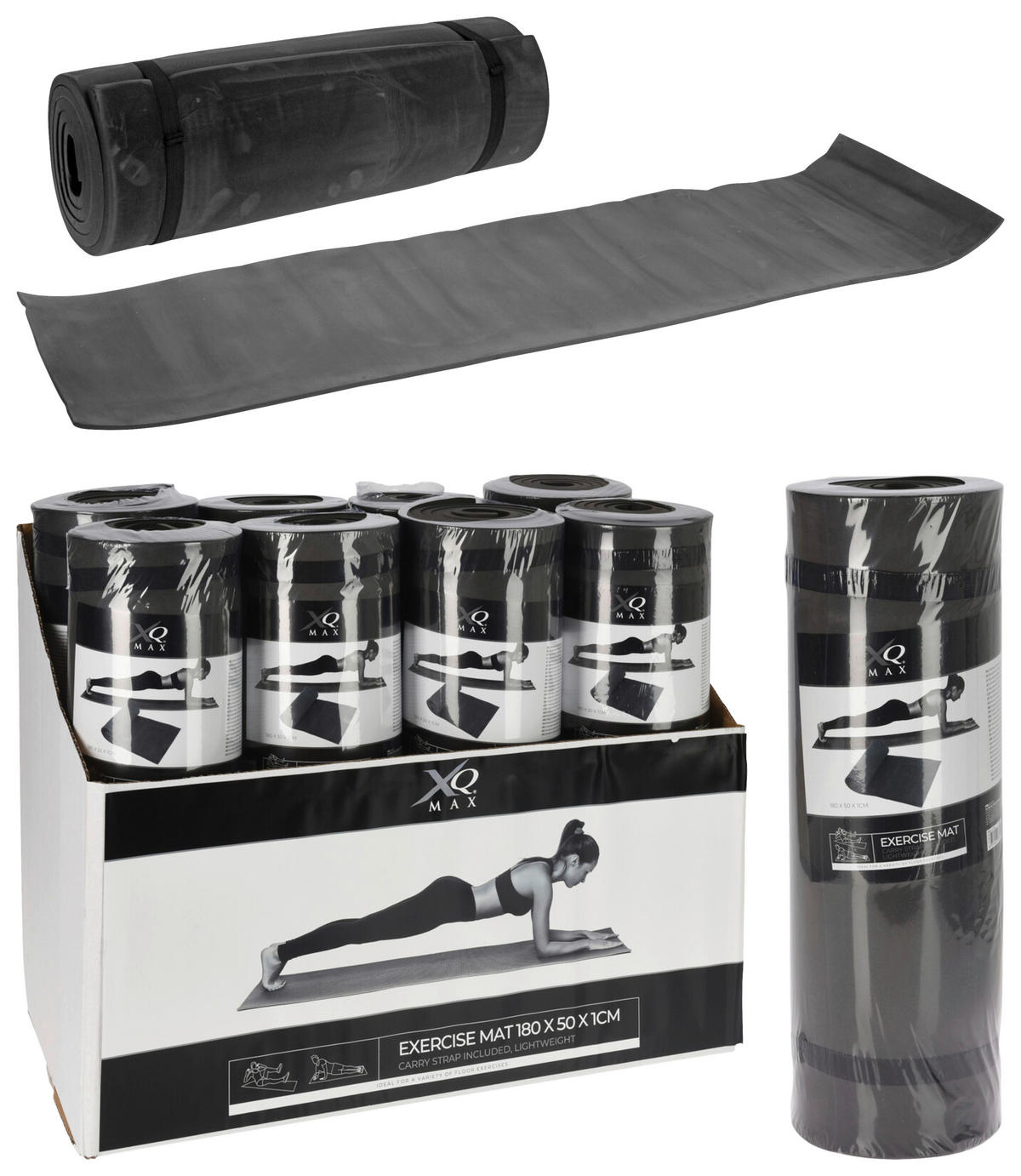 YOGAMATTE 180X50CM - KONVENTIONELL (180/50cm)
