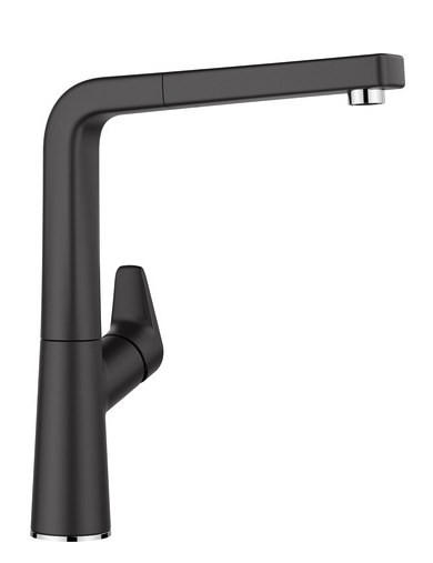 KÜCHENARMATUR 526170  - Schwarz, Basics, Stein/Metall (10,1/27,3/23,4cm) - Blanco