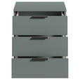 NACHTSCHRANK 45/51/40 cm  - Salbeigrün/Schwarz, Basics, Holzwerkstoff/Kunststoff (45/51/40cm) - Carryhome