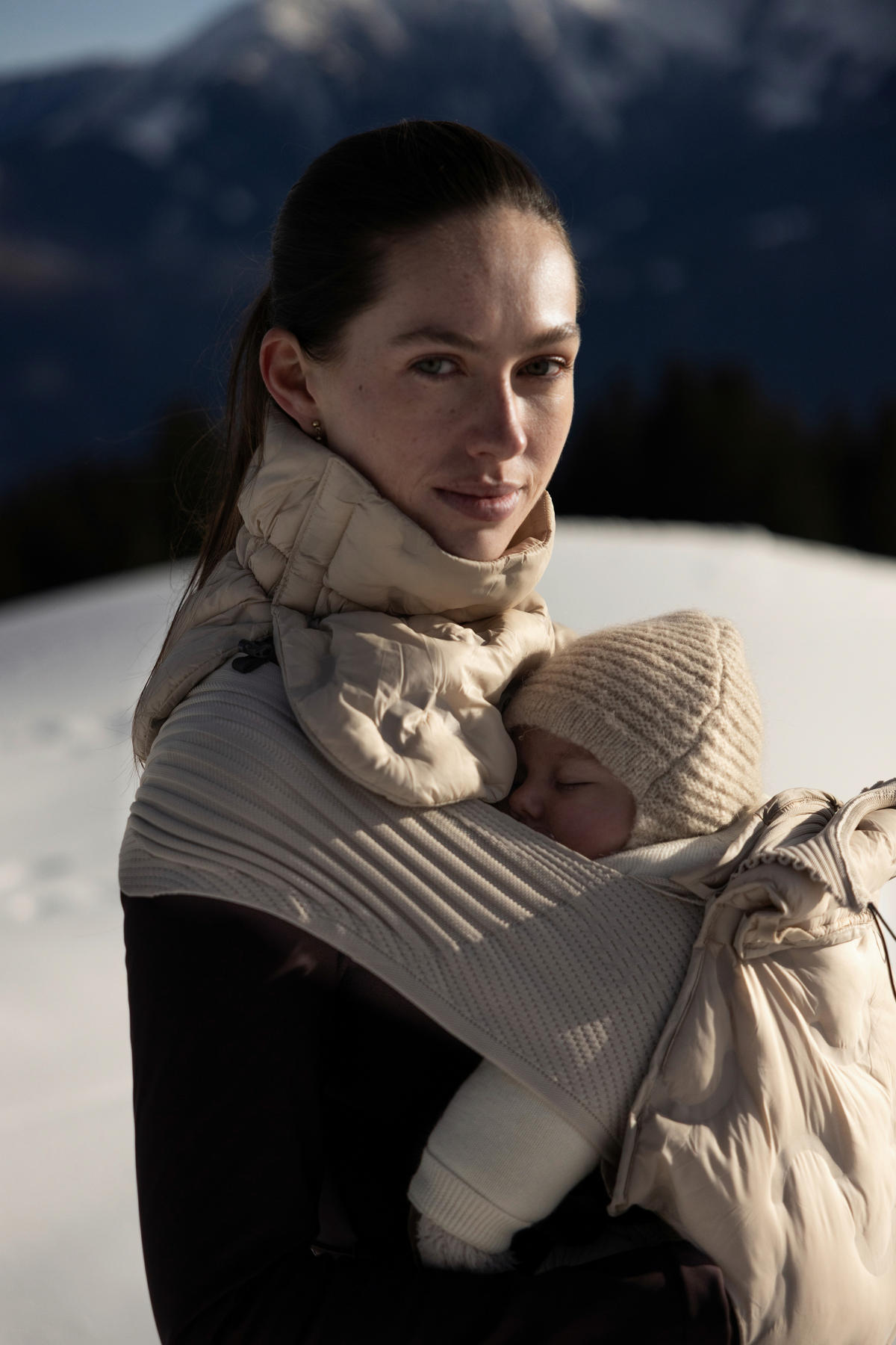 BABYTRAGENBEZUG  - Creme, Basics, Textil - FLYBABY