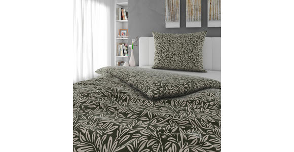 BETTWÄSCHE Satin 140/200 cm  - Grün, Design, Textil (140/200cm) - Novel
