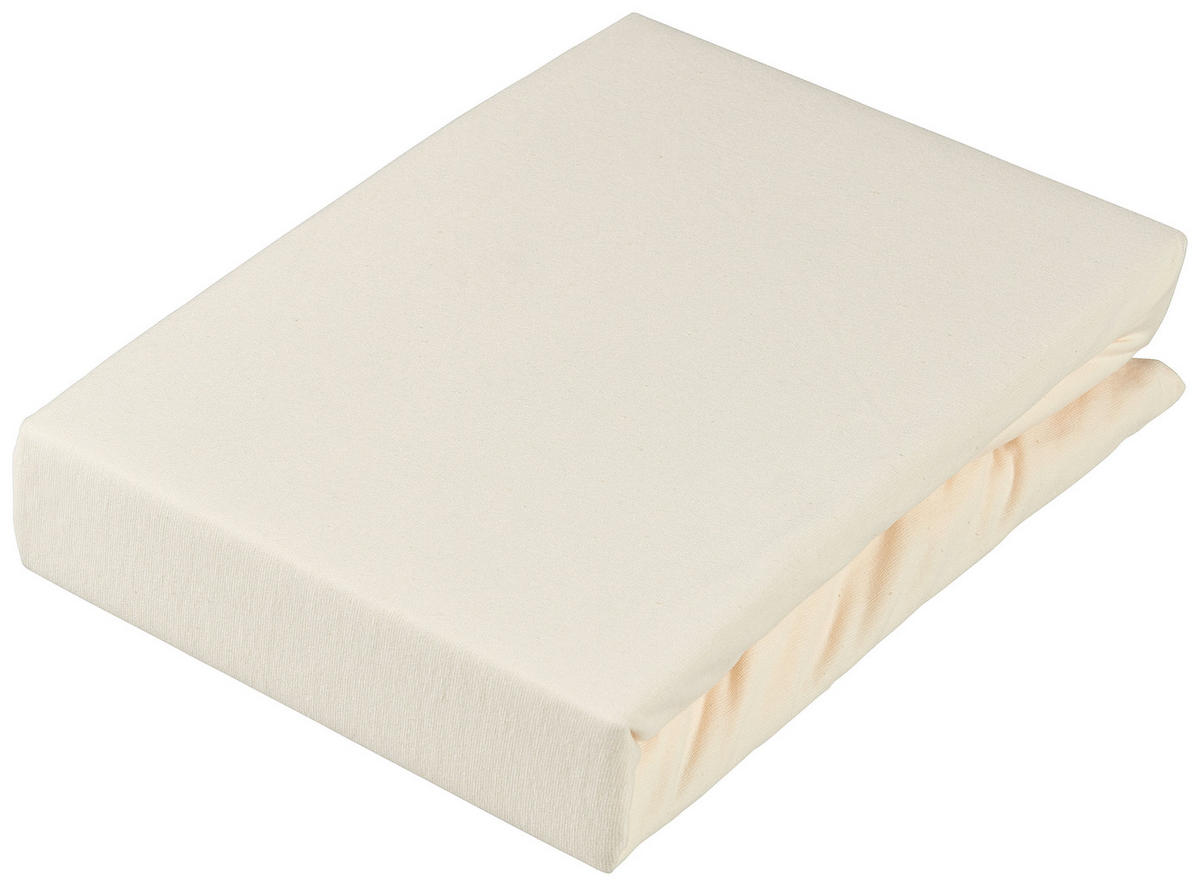 TOPPER-FIXLEINTUCH - Ecru, Konventionell, Textil (140/220cm) - Novel