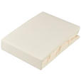 TOPPER-SPANNLEINTUCH 140/220 cm Jersey  - Ecru, KONVENTIONELL, Textil (140/220cm) - Novel