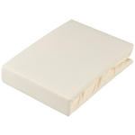 TOPPER-SPANNLEINTUCH 140/220 cm Jersey  - Ecru, KONVENTIONELL, Textil (140/220cm) - Novel