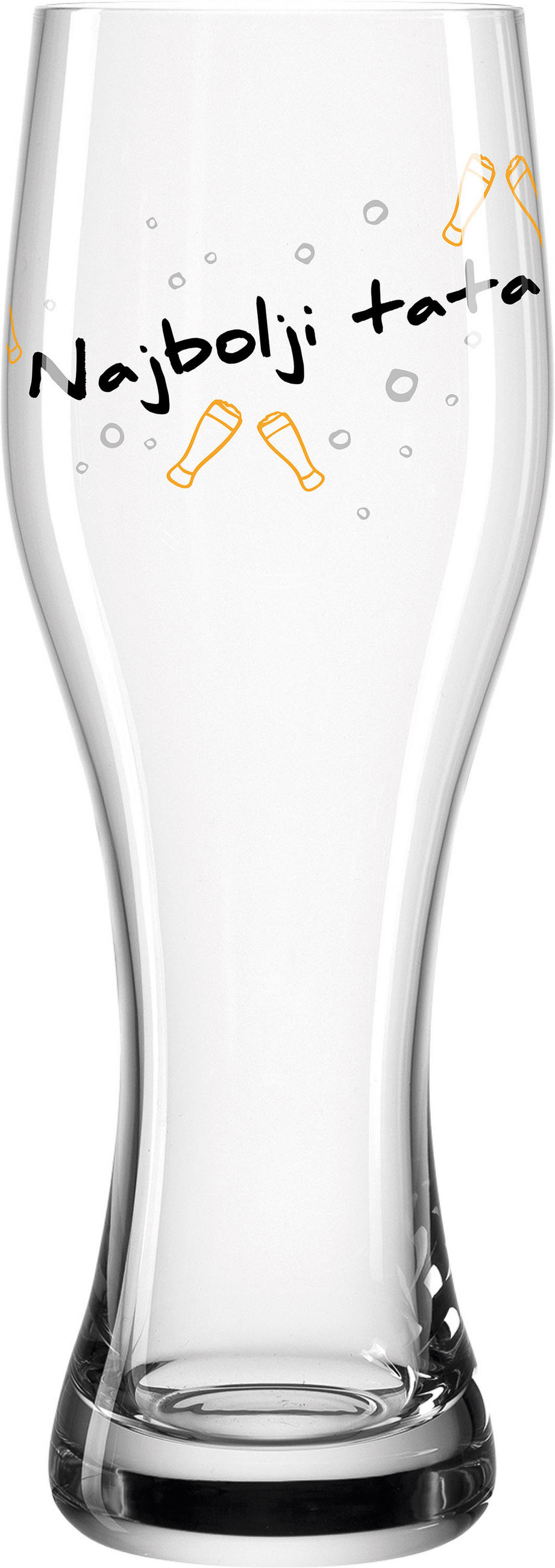 ČAŠA ZA PŠENIČNO PIVO  740 ml  Presente  - prozirno, Basics, staklo (8,6/24/8,6cm) - Leonardo