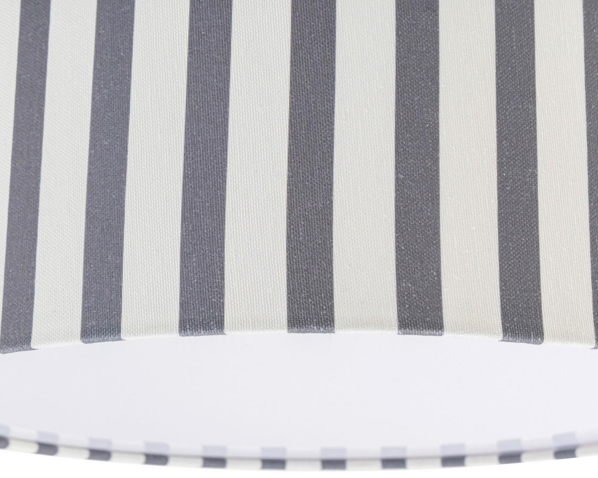 DECKENLEUCHTE  37/13 cm    - Naturfarben/Grau, MODERN, Kunststoff/Textil (37/13cm) - Novel