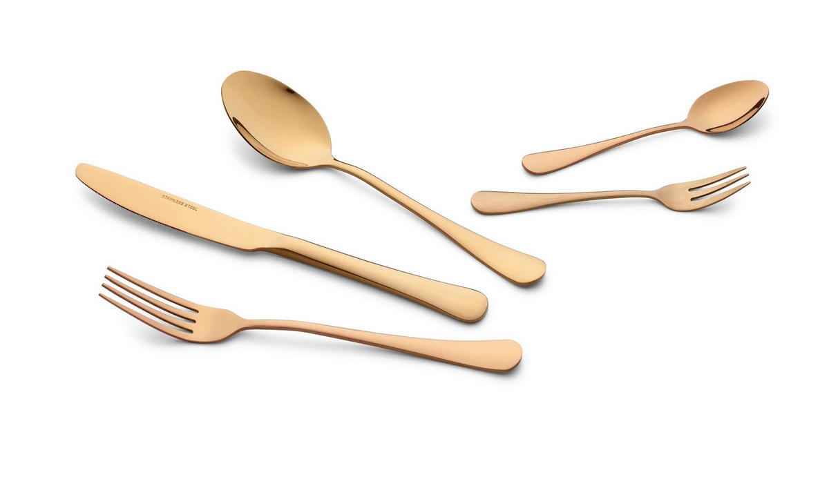 BESTICKSET  30 delar  - kopparfärgad, Basics, metall - Echtwerk