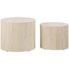 COUCHTISCHSET - Naturfarben, Design, Papier/Holzwerkstoff (33/48/40cm) - MID.YOU