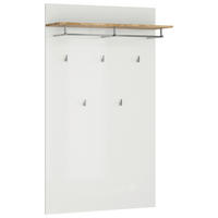 GARDEROBNI PANEL - bela, Basics, leseni material (88/150/28,5cm) - Livetastic