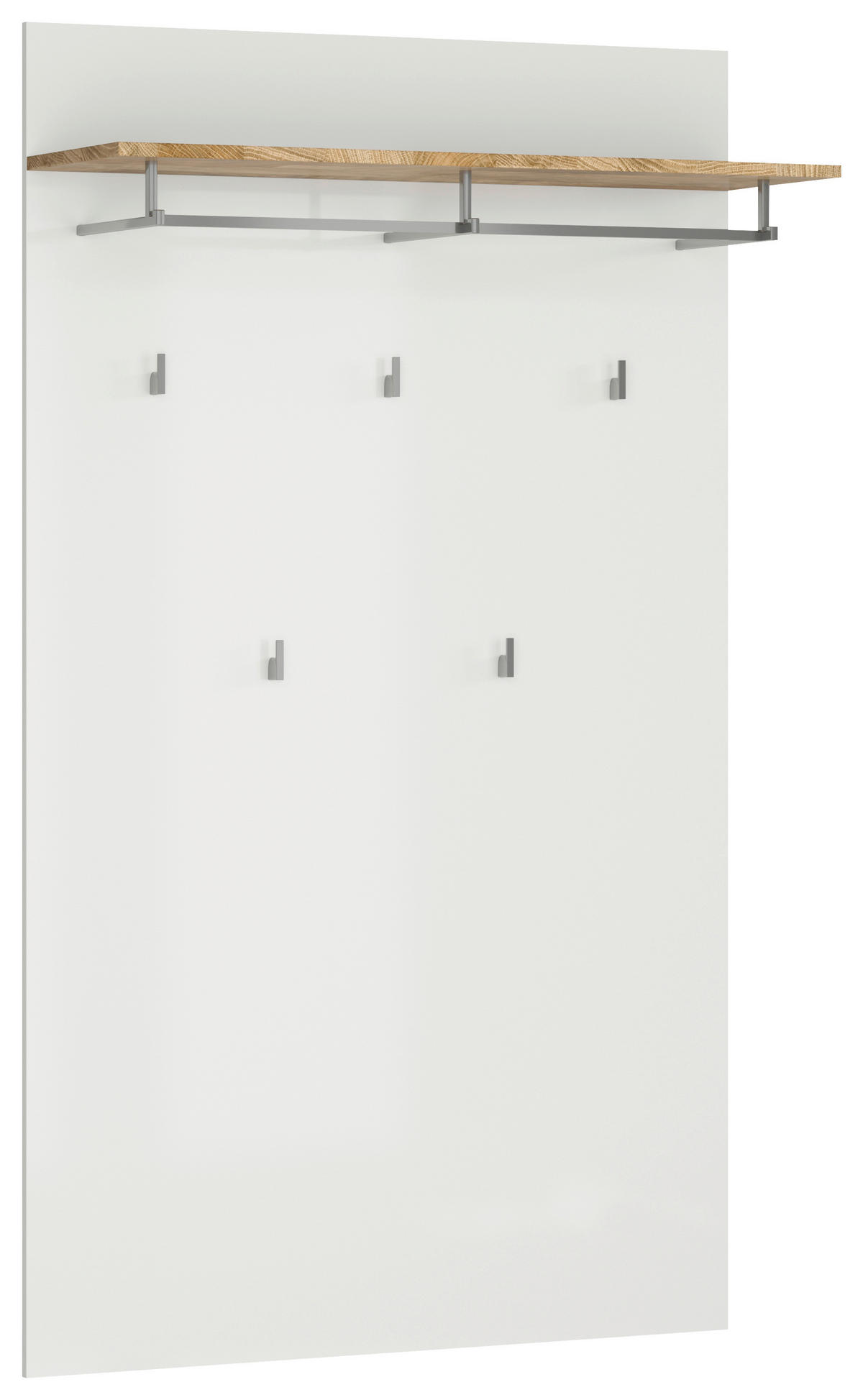 GARDEROBNI PANEL - bela, Basics, leseni material (88/150/28,5cm) - Livetastic