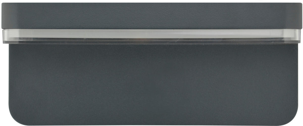AUßENWANDLEUCHTE 22/9,3/8 cm   - Anthrazit, Design, Metall (22/9,3/8cm)