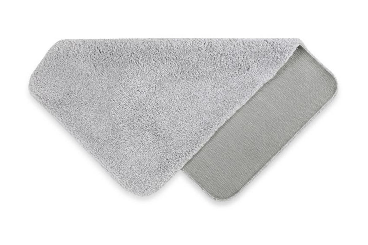 BADTEPPICH Grau 80/150 cm  - Grau, Basics, Kunststoff/Textil (80/150cm) - WECON HOME