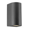 AUßENWANDLEUCHTE 8,7/10/17,2 cm   - Schwarz, Design, Metall (8,7/10/17,2cm) - Nordlux