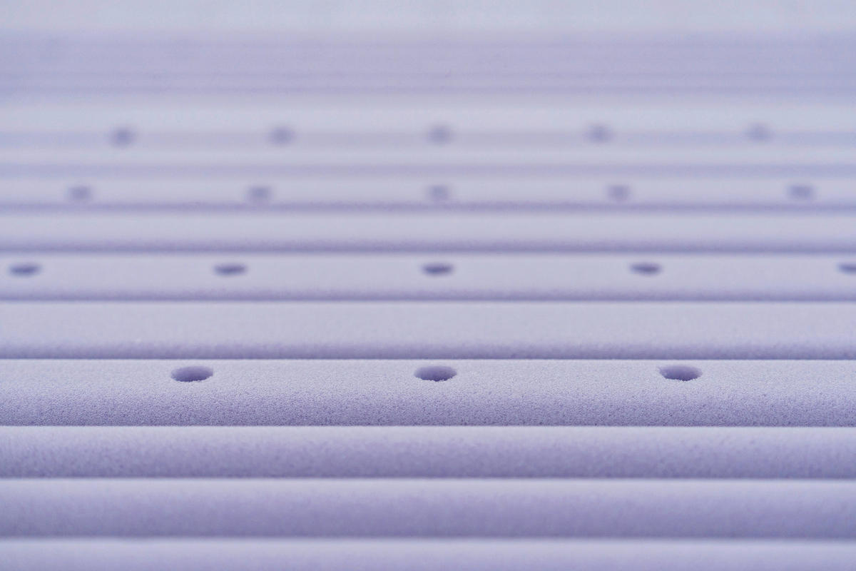 KALTSCHAUMMATRATZE Alpenruhe 90/200 cm Höhe ca. 19 cm  - Grauweiß, KONVENTIONELL, Textil (90/200cm) - Träumeland