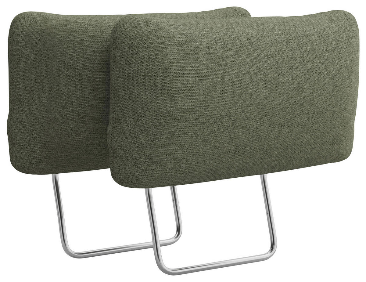 KOPFSTÜTZE - Olivgrün, KONVENTIONELL, Textil (50/25/12cm) - Sit & More
