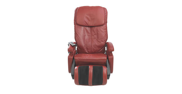 MASSAGESESSEL in Textil Rot - Rot/Schwarz, Design, Kunststoff/Textil (72/128/175cm) - Cantus