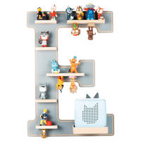 KINDERREGAL  - Grau, Modern, Holzwerkstoff (38/54/19cm) - Livetastic