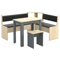 ECKBANKGRUPPE in Holzwerkstoff Anthrazit  - Anthrazit, MODERN, Holzwerkstoff (153/115cm) - MID.YOU