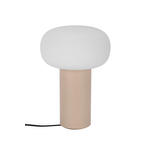 AKKU-TISCHLEUCHTE  13/19 cm    - Sandfarben/Weiß, Design, Glas/Metall (13/19cm) - Dieter Knoll