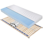 MATRATZENSET 90/200 cm - Birkefarben, Basics, Holz (90/200cm) - Sleeptex
