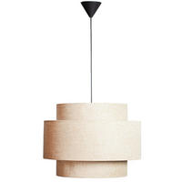HÄNGLAMPA 55/40 cm  - beige, Klassisk, textil (55/40cm) - Cottex