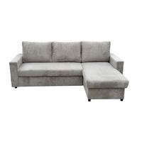 KUTNA GARNITURA drvo, tekstil    - Moderno, drvo/tekstil (230/160/88cm) - Ti'me