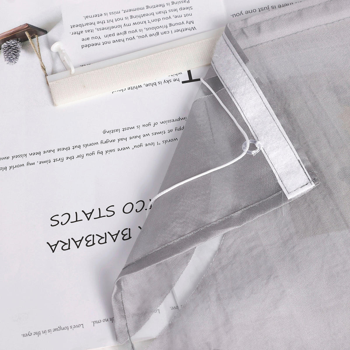 FALTROLLO  transparent  120/140 cm    - Grau, Basics, Textil (120/140cm) - Joyswahl