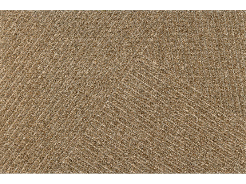 FUßMATTE  60/90 cm  Taupe  - Taupe, KONVENTIONELL, Kunststoff/Textil (60/90cm) - wash+dry