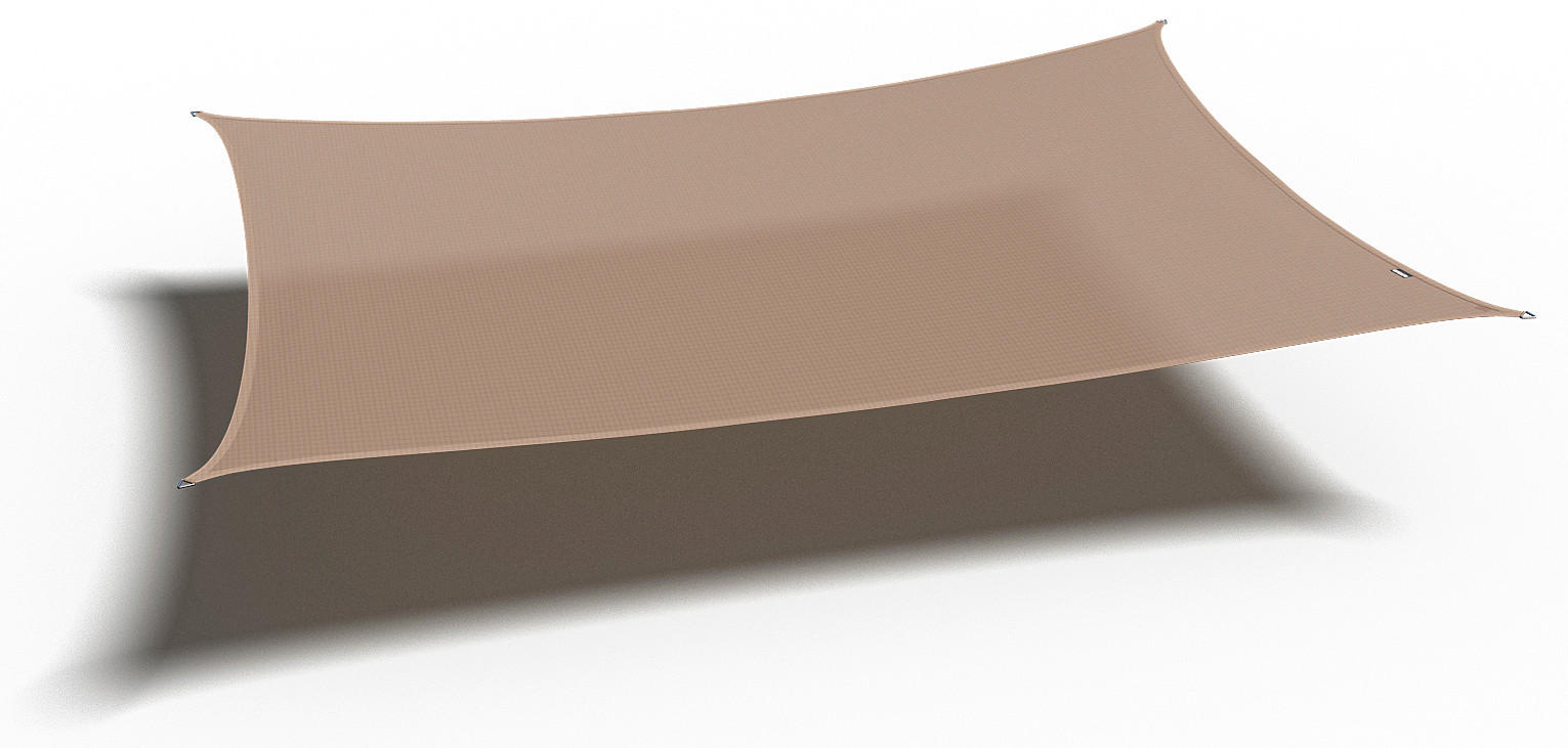 Gardenson Sonnensegel Sand 300x1x400 cm