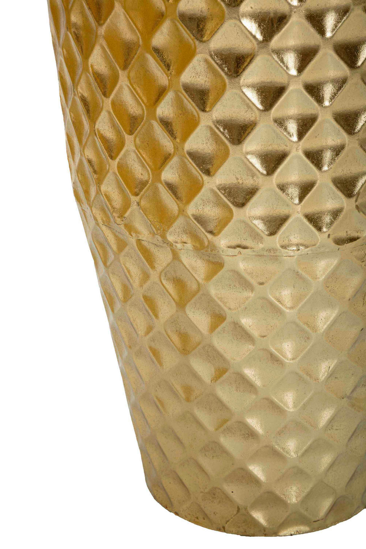 Vase Glotty Set 3 Pcs  - Goldfarben, Basics, Metall (48/110/48cm)