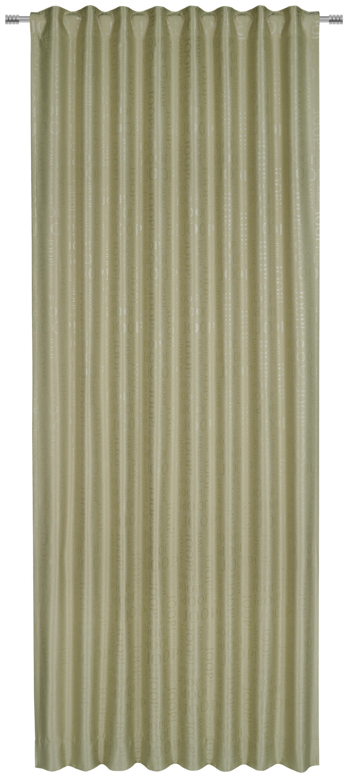 Joop! Fertigvorhang Label Olivgrün 130x250 cm