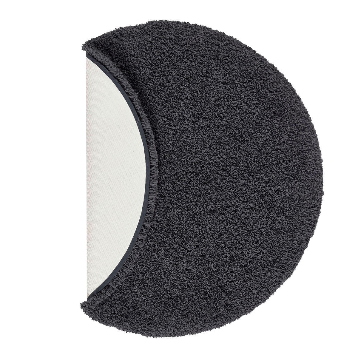 BADTEPPICH Schwarz 80 cm  - Schwarz, Basics, Kunststoff/Textil (80cm) - Aquanova
